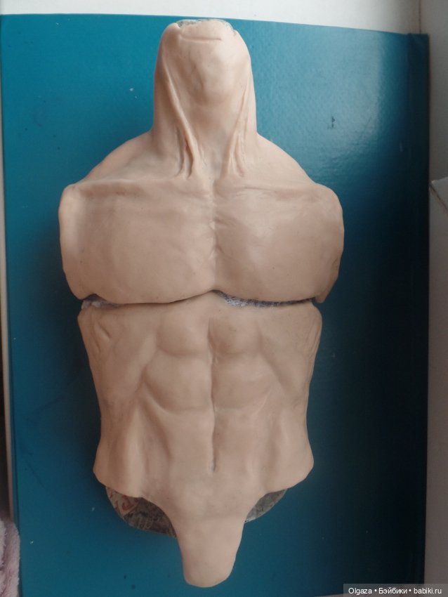 Продолжаю лепить свою куклу БЖД (фото 8)