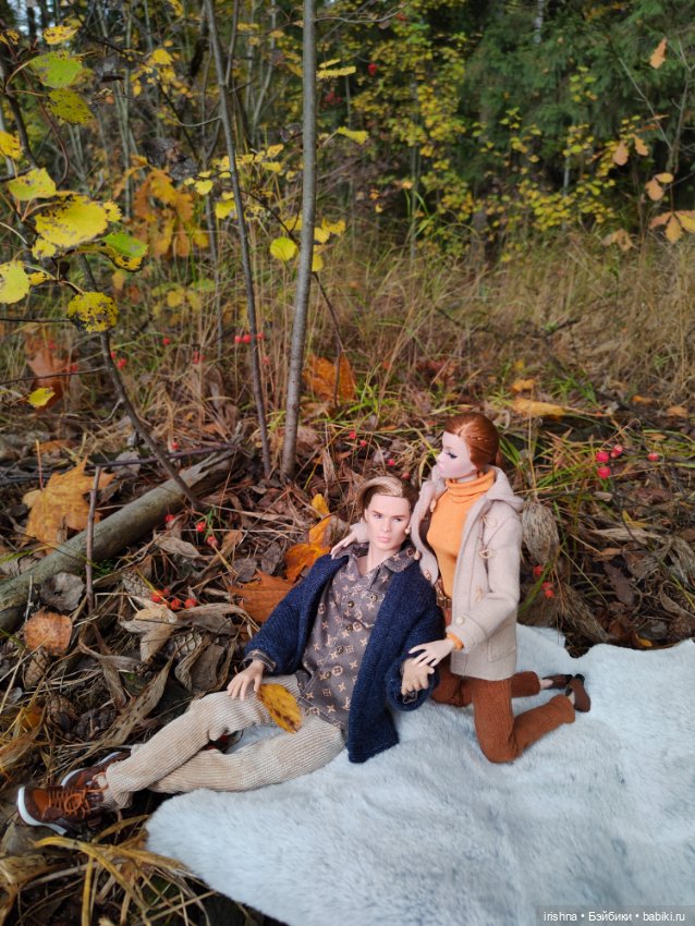 Майло и Поппи Паркер осенняя прогулка (фото 10)
