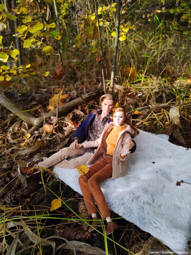 Майло и Поппи Паркер осенняя прогулка (фото 6)