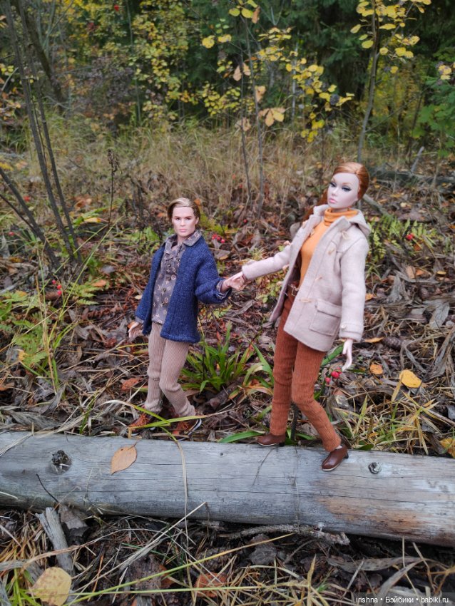 Майло и Поппи Паркер осенняя прогулка