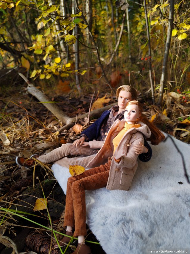 Майло и Поппи Паркер осенняя прогулка (фото 2)