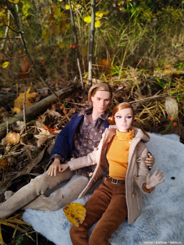 Майло и Поппи Паркер осенняя прогулка (фото 3)