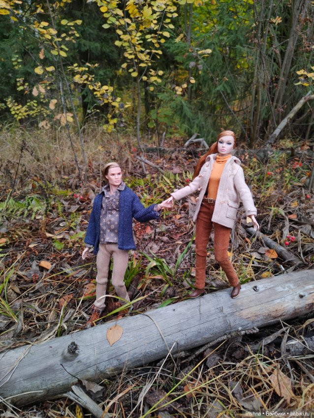 Майло и Поппи Паркер осенняя прогулка