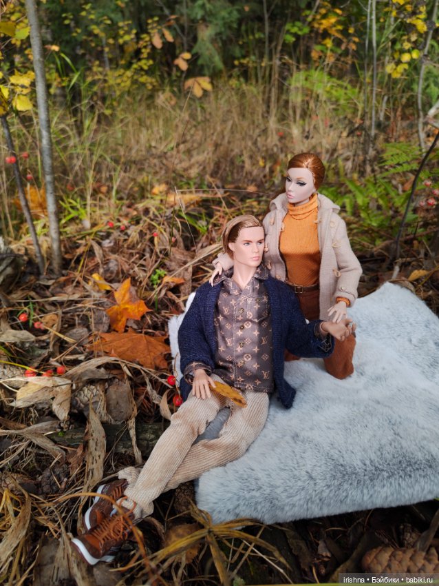 Майло и Поппи Паркер осенняя прогулка (фото 9)
