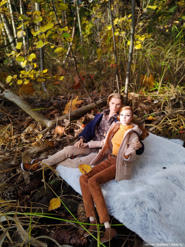 Майло и Поппи Паркер осенняя прогулка (фото 4)