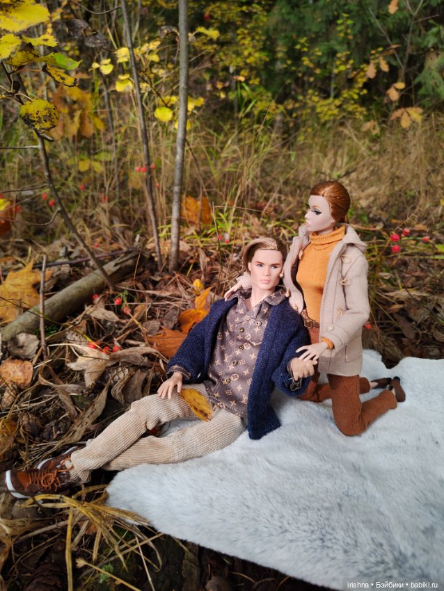 Майло и Поппи Паркер осенняя прогулка (фото 8)