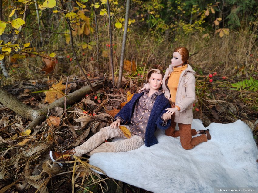 Майло и Поппи Паркер осенняя прогулка (фото 7)