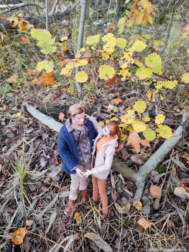 Майло и Поппи Паркер осенняя прогулка