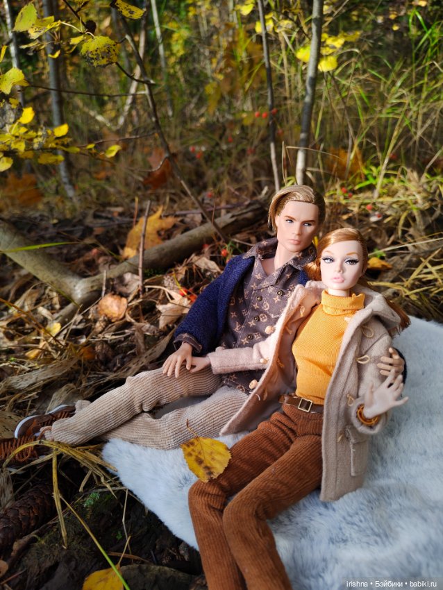 Майло и Поппи Паркер осенняя прогулка (фото 5)