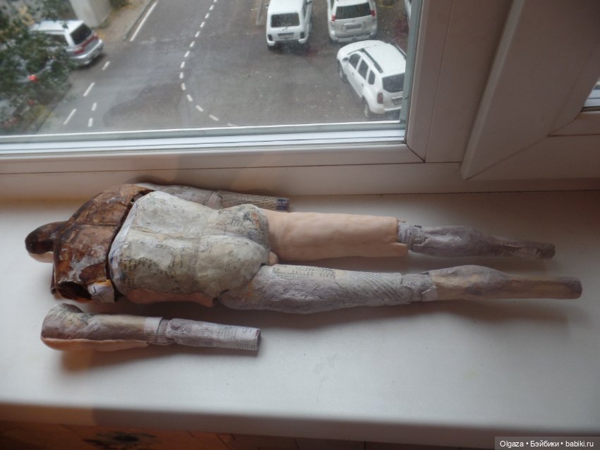 Продолжаю лепить свою куклу БЖД (фото 10)