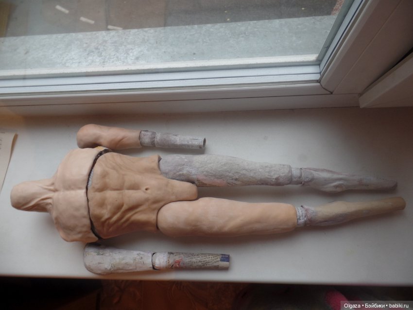 Продолжаю лепить свою куклу БЖД (фото 9)