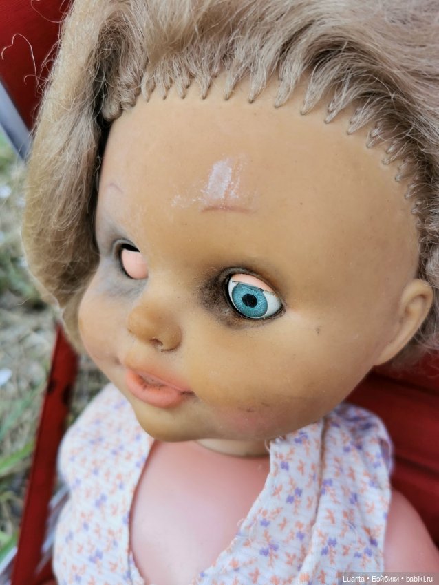 Чердачная находка — Реставрация и преображение кукол: ремонт (фото 6)