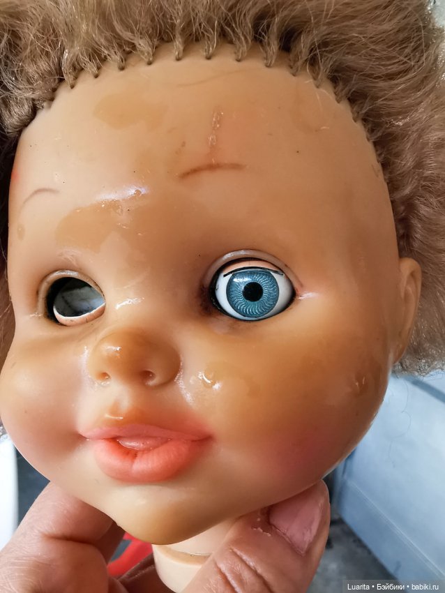 Чердачная находка — Реставрация и преображение кукол: ремонт (фото 7)