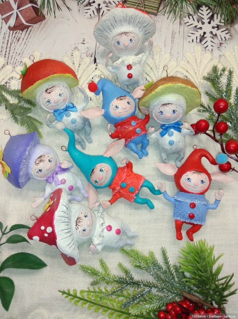 Лесные жители — Лепка авторских игрушек и папье (фото 8)