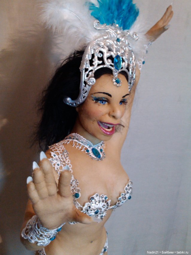 Текстильная кукла Красотка из Рио