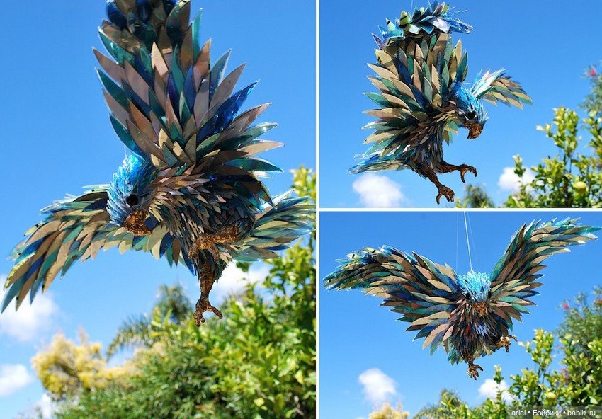 Изящные скульптуры из компакт-дисков от Шона Эйвери (Sean E. Avery) (фото 6)