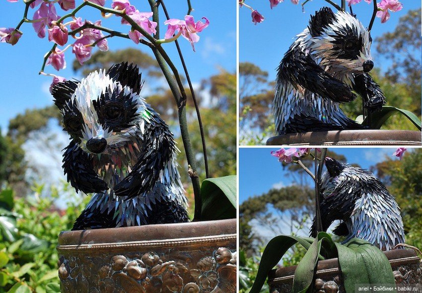 Изящные скульптуры из компакт-дисков от Шона Эйвери (Sean E. Avery) (фото 5)