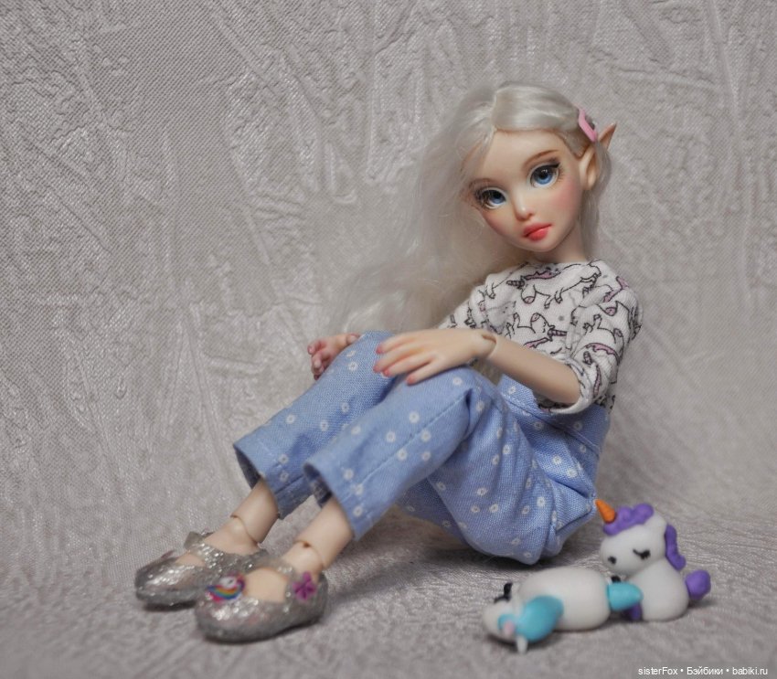 Единорожная коллекция — Авторские шарнирные куклы своими руками: лепка (фото 6)