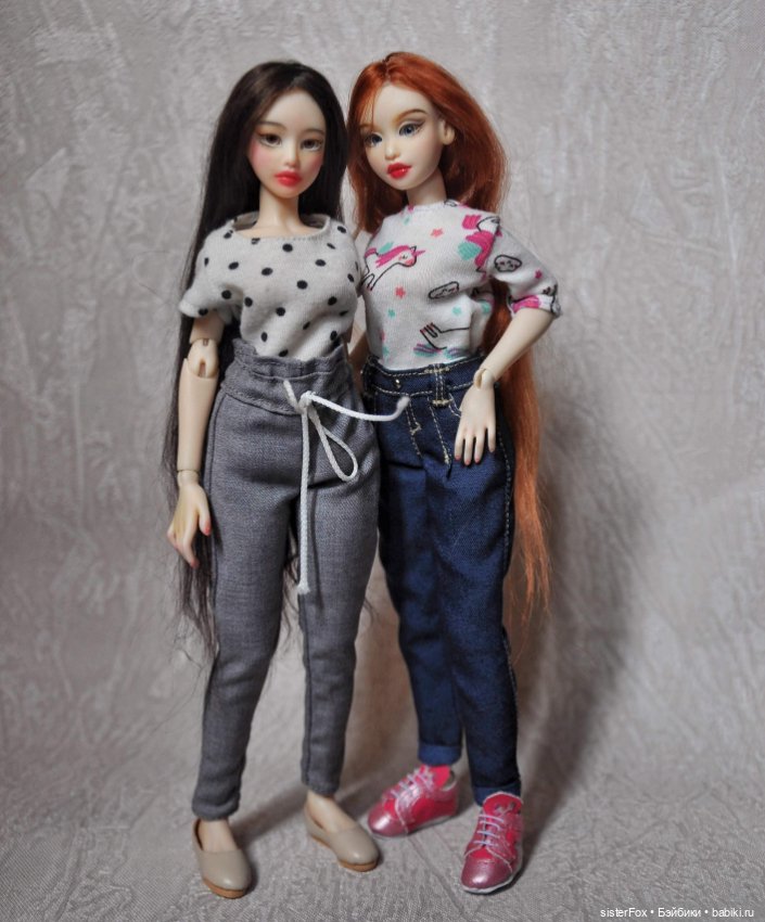 Шарнирные Дейзи и Лили — Авторские шарнирные куклы своими руками: лепка (фото 3)