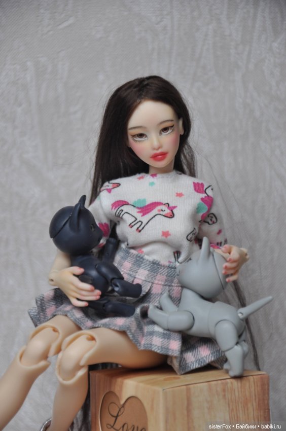 Лили и котики — Авторские шарнирные куклы своими руками: лепка (фото 10)