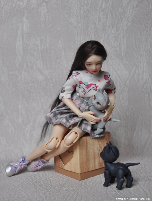 Лили и котики — Авторские шарнирные куклы своими руками: лепка (фото 5)