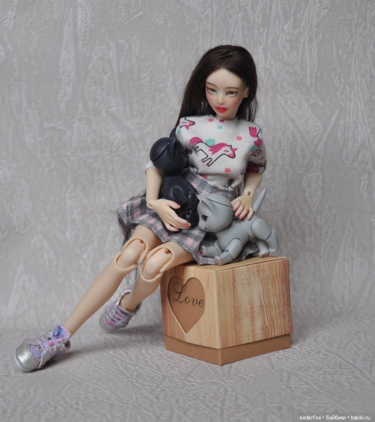 Лили и котики — Авторские шарнирные куклы своими руками: лепка (фото 8)