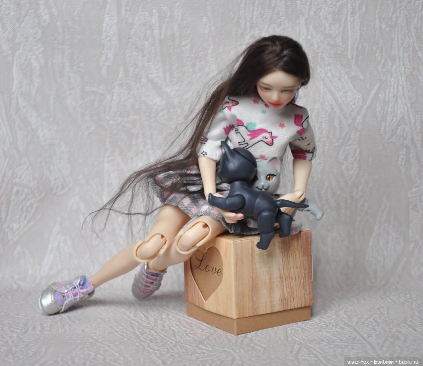 Лили и котики — Авторские шарнирные куклы своими руками: лепка (фото 7)