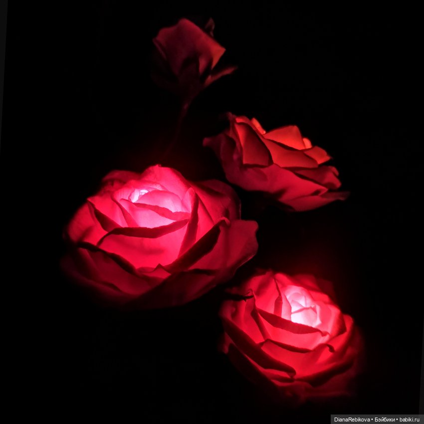 Светильник Веточка розы — Авторские украшения и аксессуары для кукол: фото (фото 7)