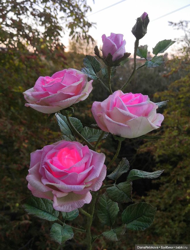 Светильник Веточка розы — Авторские украшения и аксессуары для кукол: фото (фото 5)