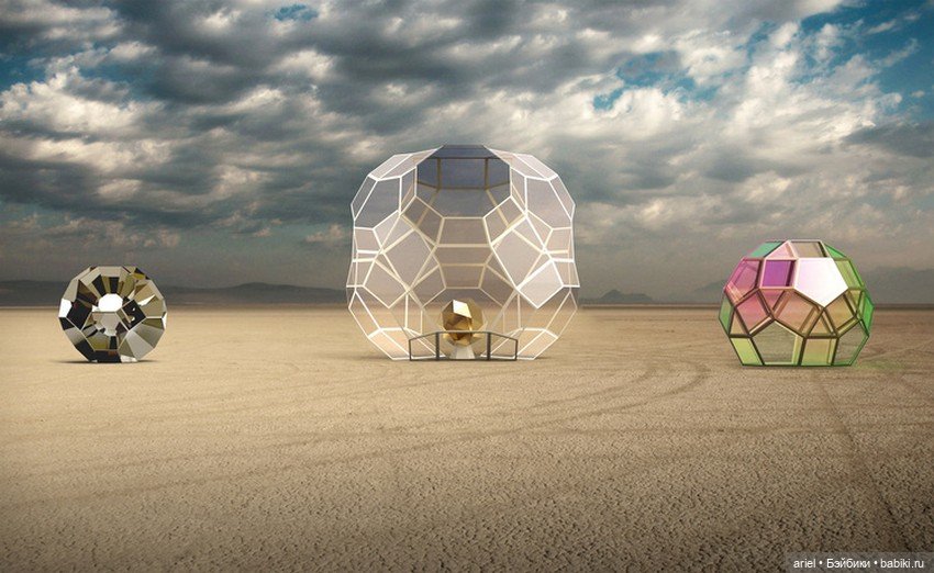 Геометрические скульптуры от креативного дуэта HYBYCOZO (фото 7)