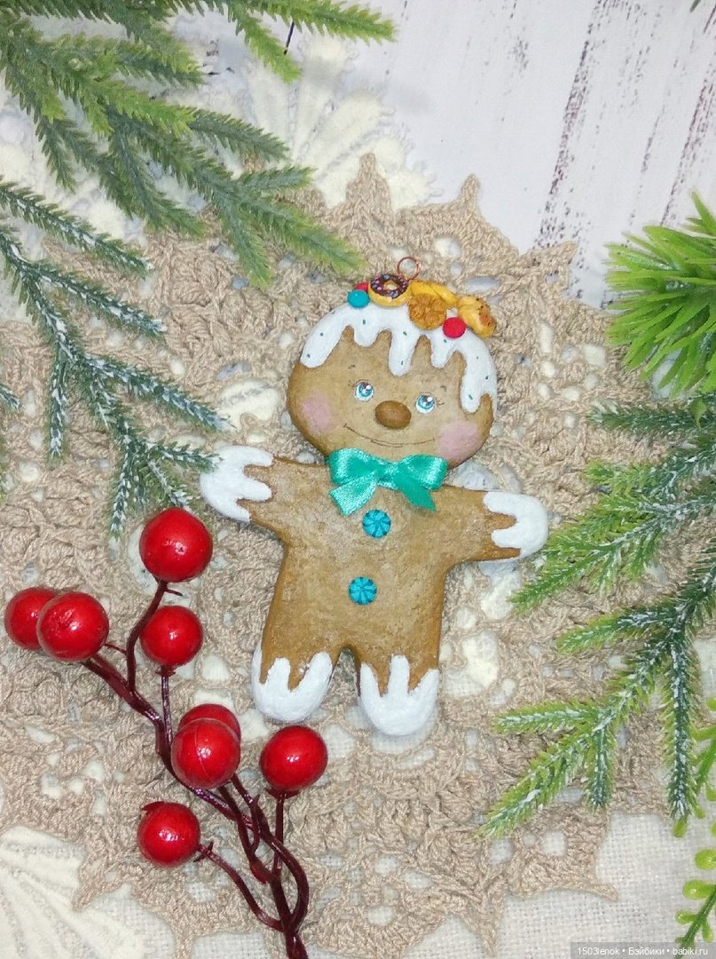 Пряничные человечки — Лепка авторских игрушек и папье (фото 4)