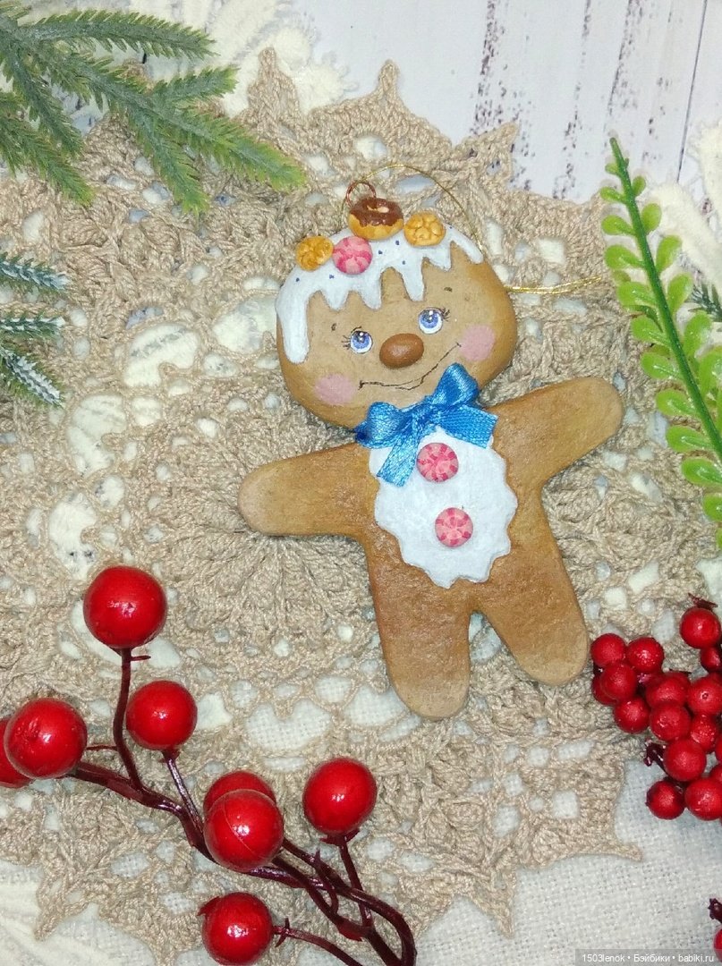 Пряничные человечки — Лепка авторских игрушек и папье (фото 6)