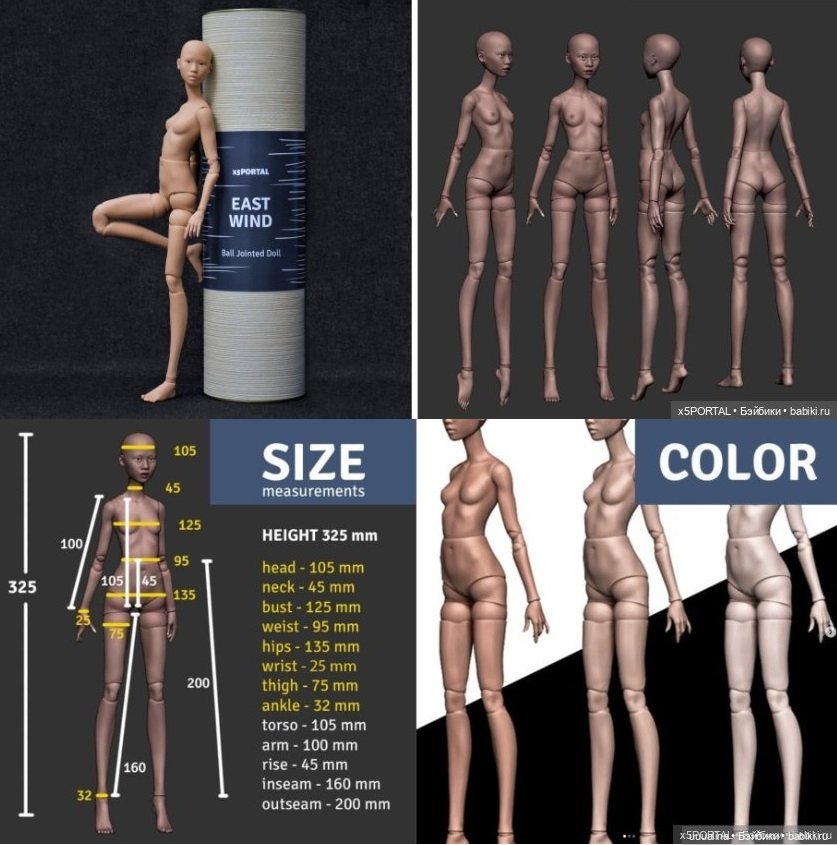 💫 ООАК моего авторства EAST WIND от x5PORTAL 💫 Как паричок и одежда меняют образ