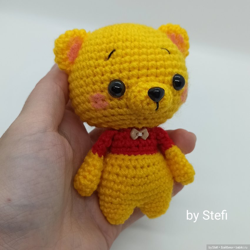 Захотелось связать что-то солнечное. Получился Михася (фото 4)