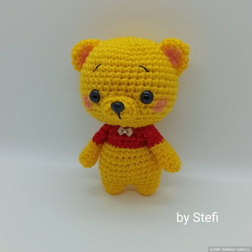 Захотелось связать что-то солнечное. Получился Михася (фото 3)