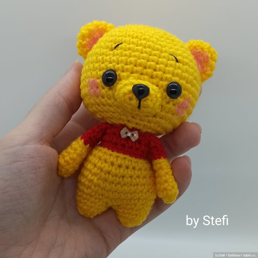 Захотелось связать что-то солнечное. Получился Михася (фото 2)