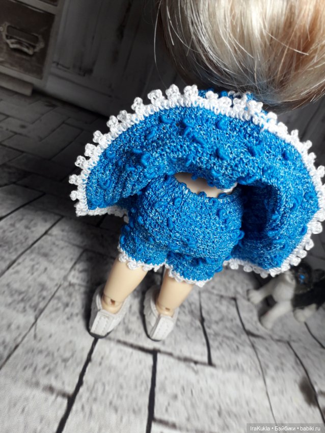 Из фантазийной пряжи — Одежда и обувь для кукол своими руками: фото (фото 3)