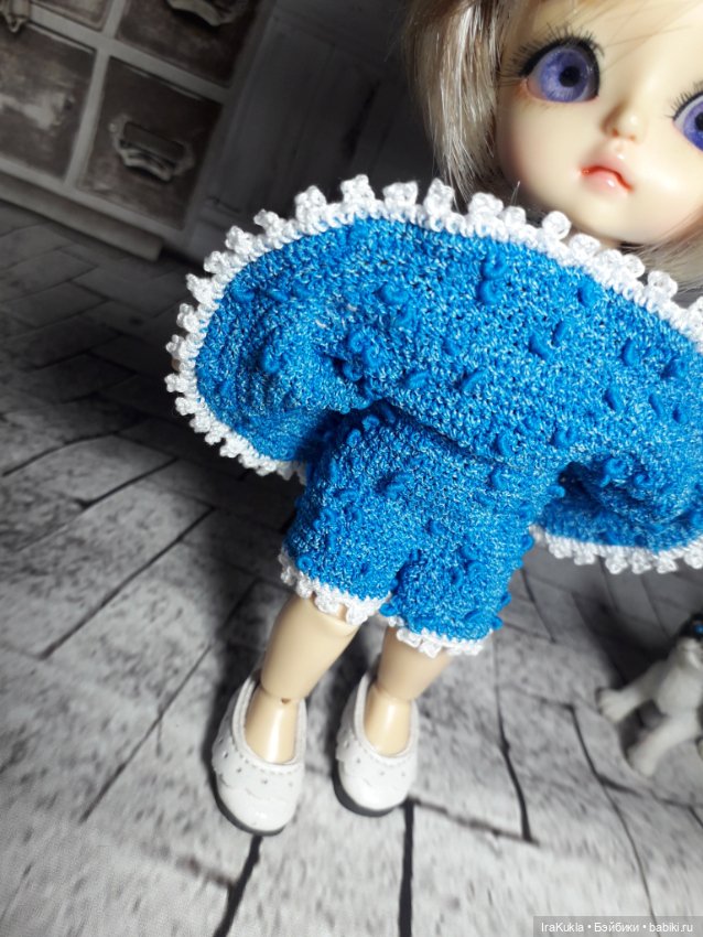 Из фантазийной пряжи — Одежда и обувь для кукол своими руками: фото (фото 2)