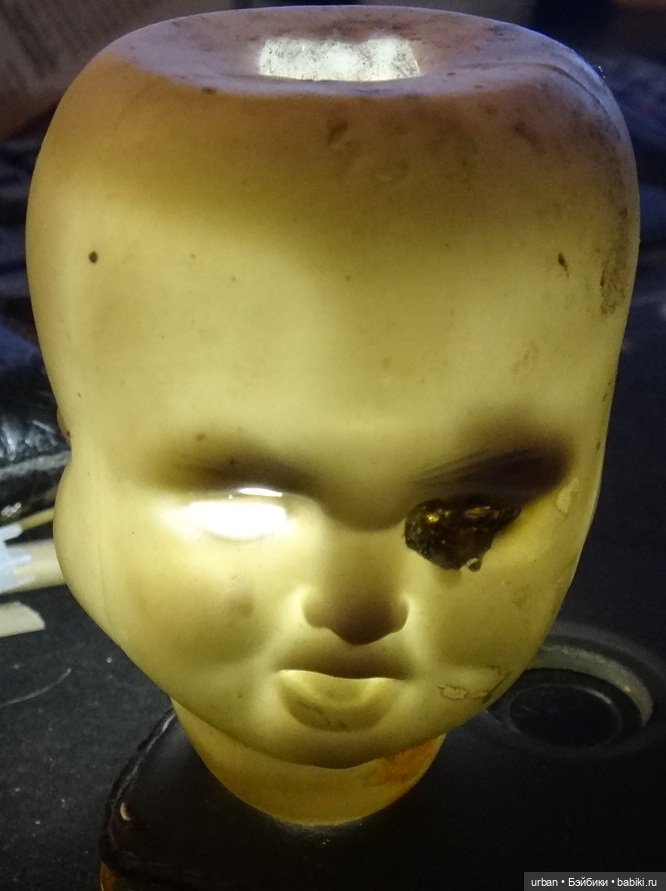 Трёхликая голова куклы — Редкие антикварные куклы и реплики: воск (фото 5)