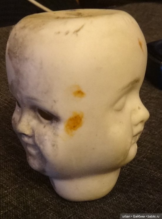 Трёхликая голова куклы — Редкие антикварные куклы и реплики: воск