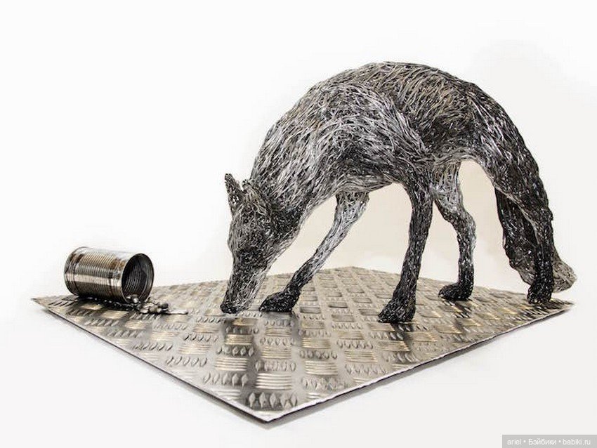 Скульптуры из проволоки от Кэндис Бис (Candice Bees) (фото 6)