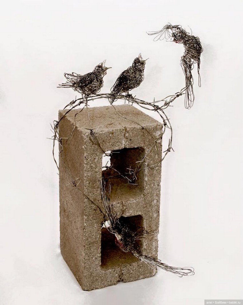 Скульптуры из проволоки от Кэндис Бис (Candice Bees) (фото 4)