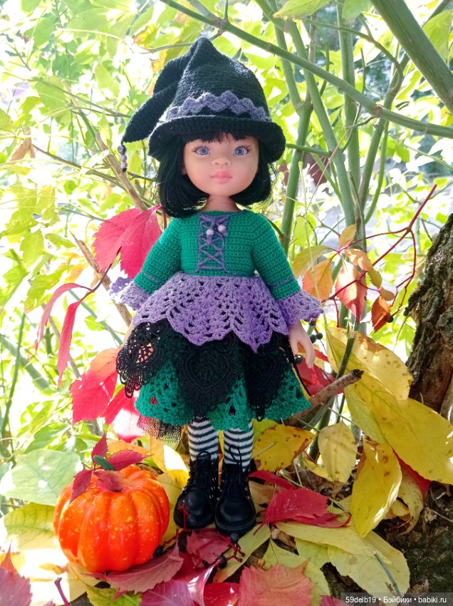 Новый наряд "Ведьмочка" для кукол паола рейна (фото 7)