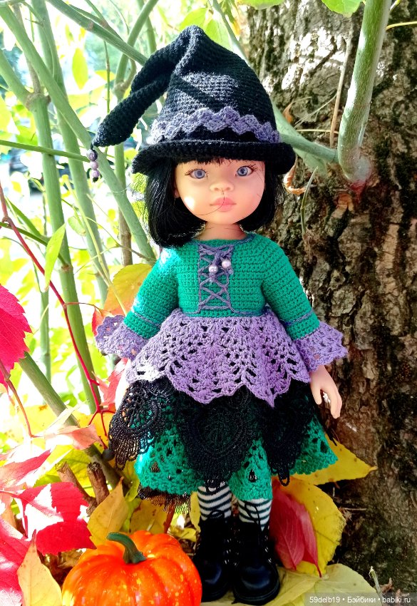 Новый наряд "Ведьмочка" для кукол паола рейна (фото 3)