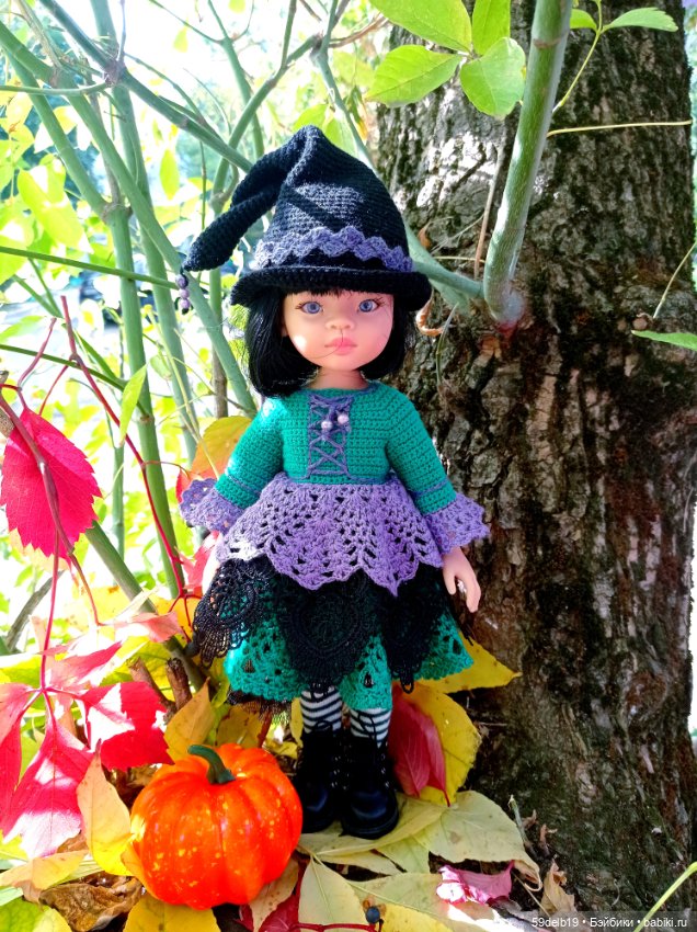Новый наряд "Ведьмочка" для кукол паола рейна (фото 6)