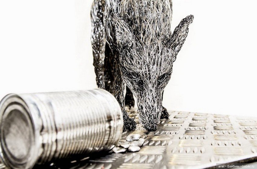 Скульптуры из проволоки от Кэндис Бис (Candice Bees) (фото 7)