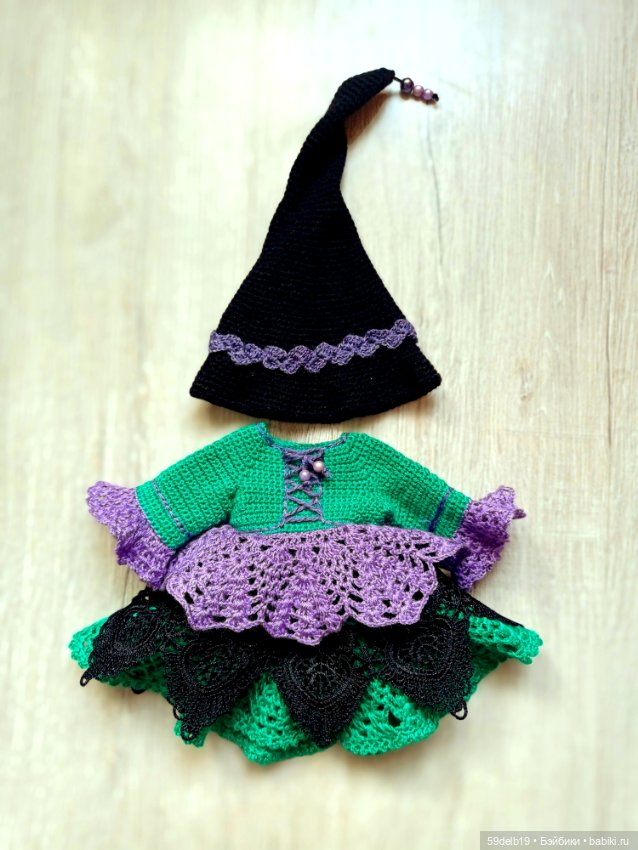 Новый наряд "Ведьмочка" для кукол паола рейна (фото 5)