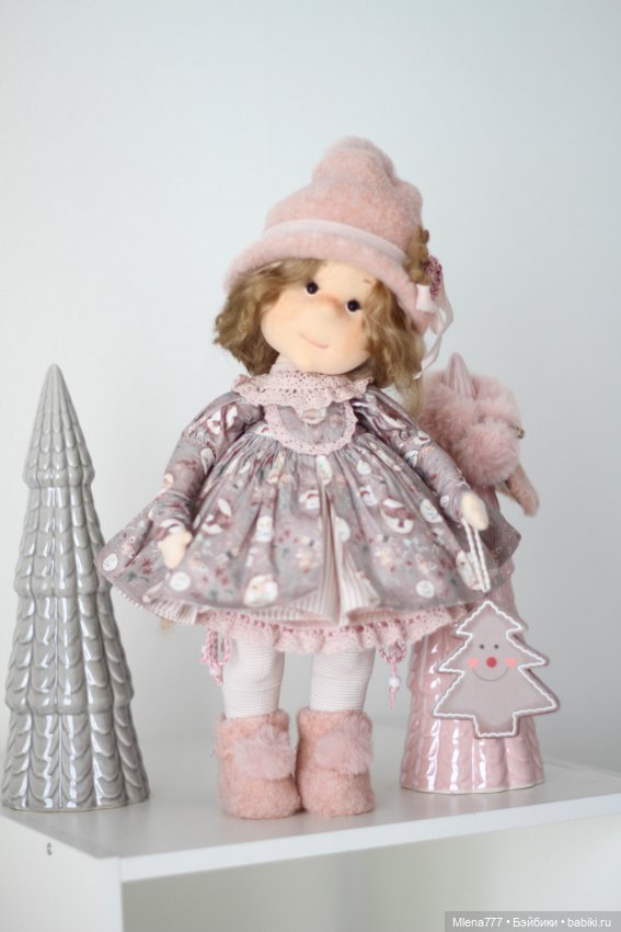 Мишель интерьерная текстильная кукла (фото 2)