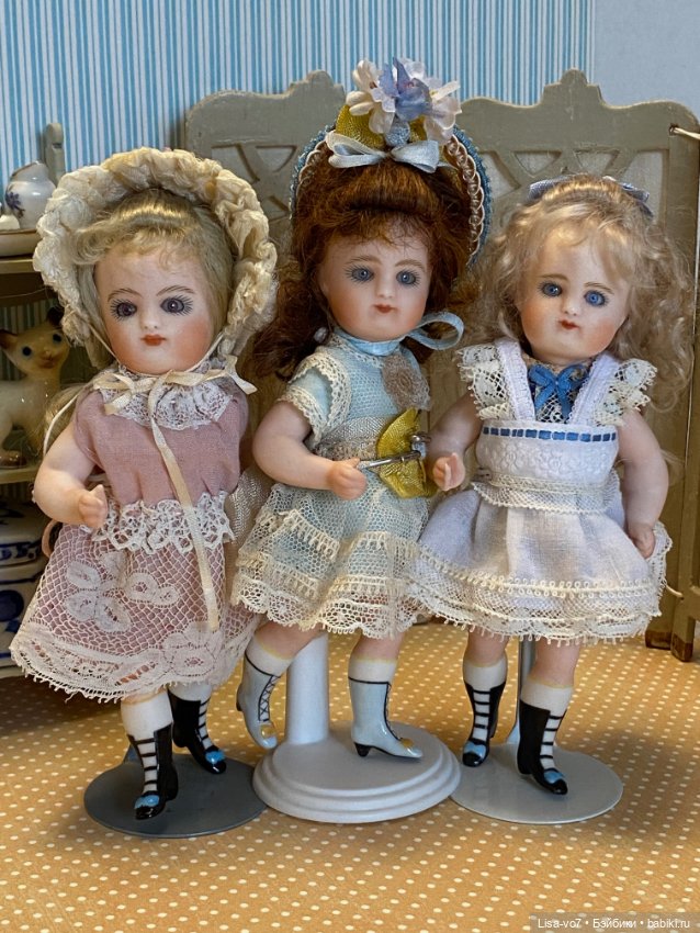 Три грации — Редкие антикварные куклы и реплики: воск (фото 10)