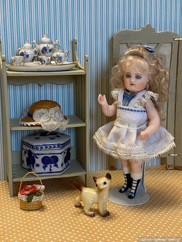 Три грации — Редкие антикварные куклы и реплики: воск (фото 6)